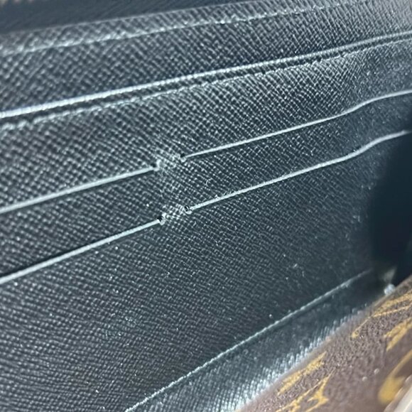 LOUIS VUITTON Zippy Wallet Retiro Noir Monogram -Long Wallet 562-052525 - Picture 6 of 8